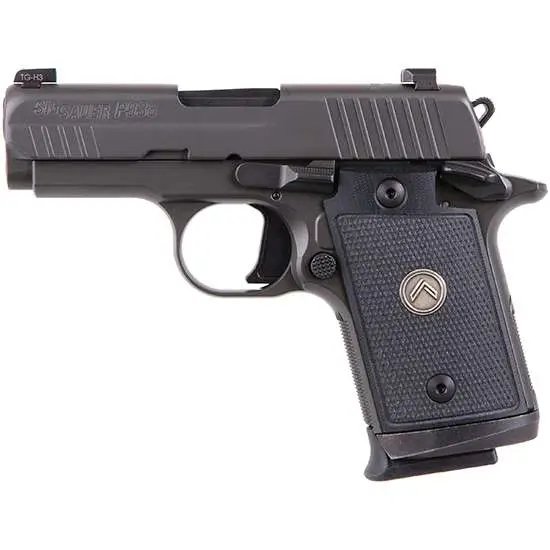 Sig Sauer P938 Micro-Compact Legion 9mm Luger 3" 10+1 Gray Cerakote Stainless Steel Black G10 Grip X-Ray3 Night Sight - Sig Sauer - 9mm