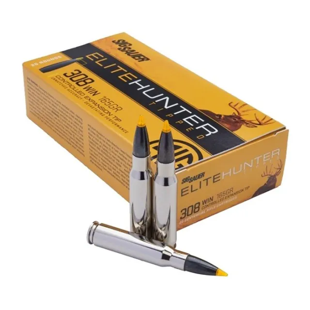 Buy Sig Sauer Elite Hunter Tipped 308 Win 165 gr 2840 fps CET 20 Bx/10 online