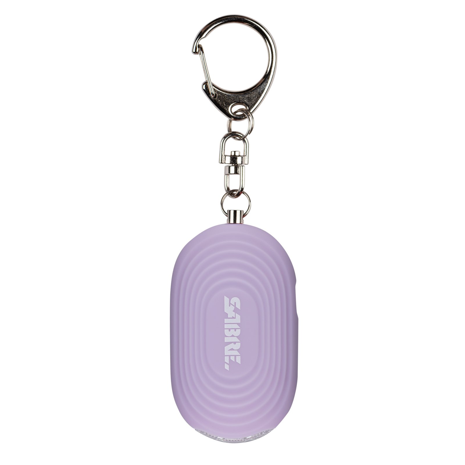 Buy Sabre 2-in-1 Alarm 130db 20 Lumen LED Light Snap Hook Lavendar online