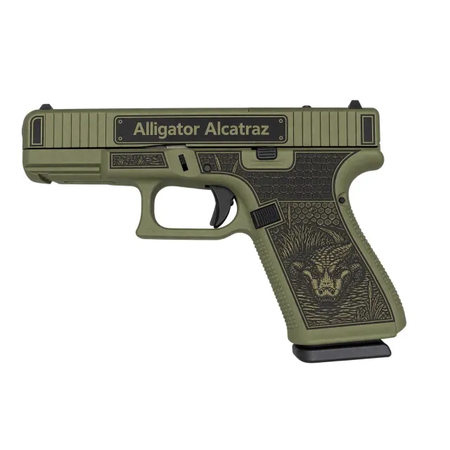 Glock 19 V-Series Alligator Alcatraz 9mm 4 In 15 Rd Optic Ready