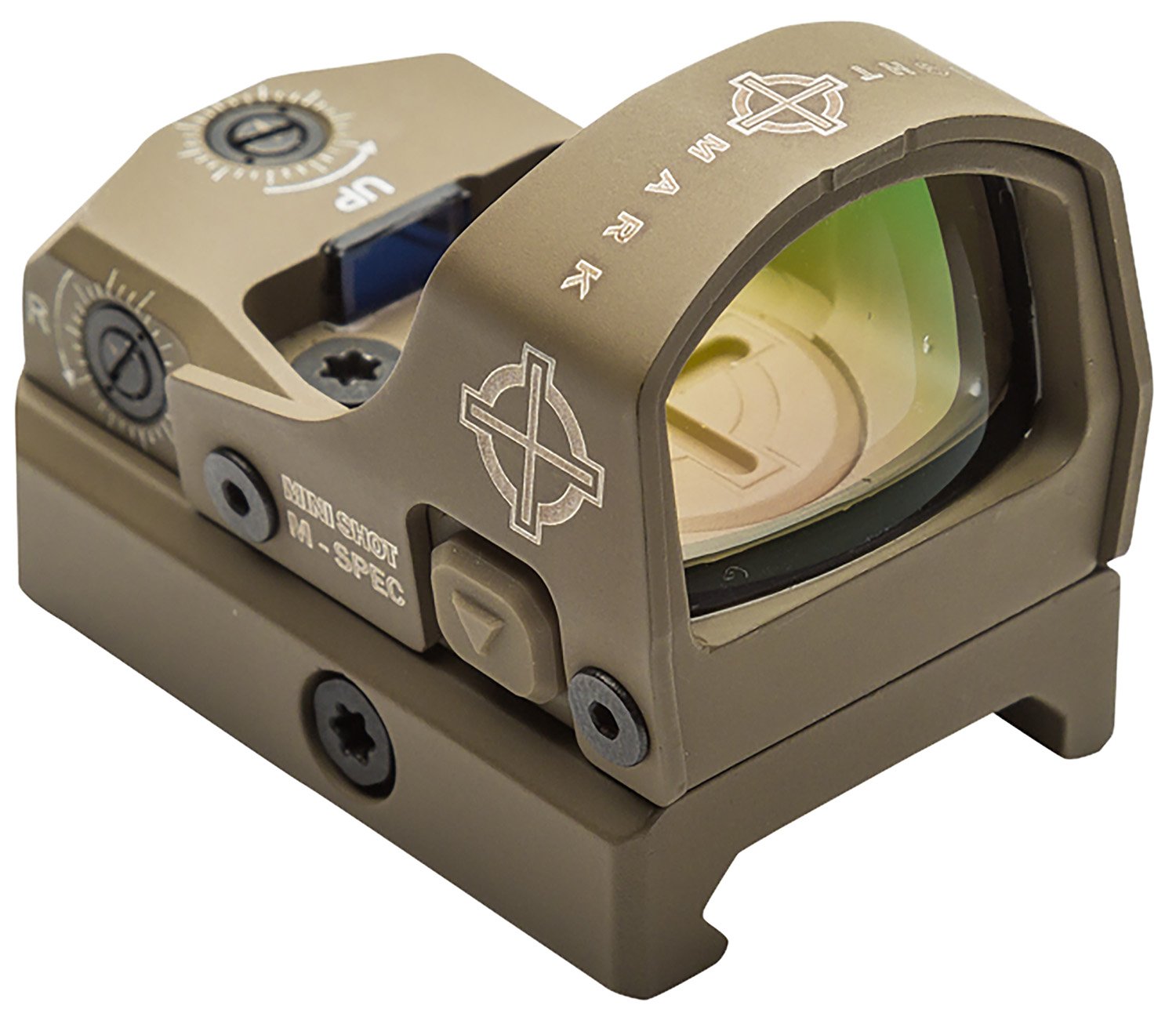 Sightmark SM26043DE Mini Shot M-Spec 3 MOA Red Dot Sight Dark Earth - Sightmark - 21 MM X 15 MM