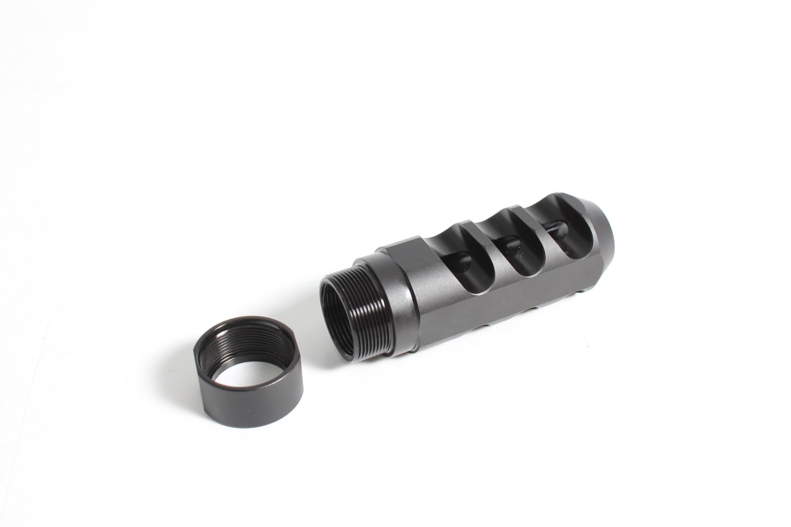 Traditions Pro Series 50 Cal Matte Black Muzzle Brake A1660 - Traditions Performance Firearms - 50