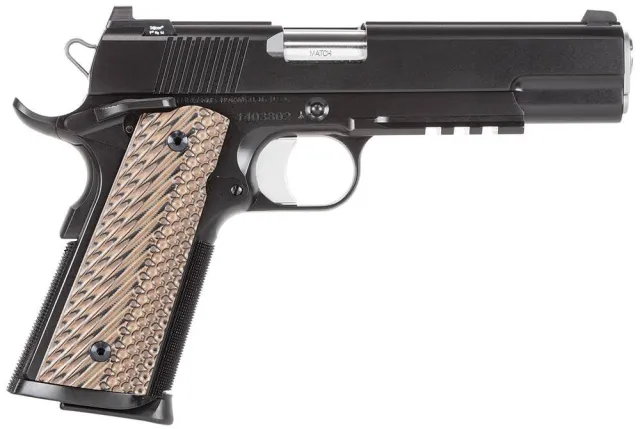 Dan Wesson 01992 Specialist 45 ACP Single/Double 5" 8+1 Brown VZ Operator II G10 Grip Black Stainless Steel Slide