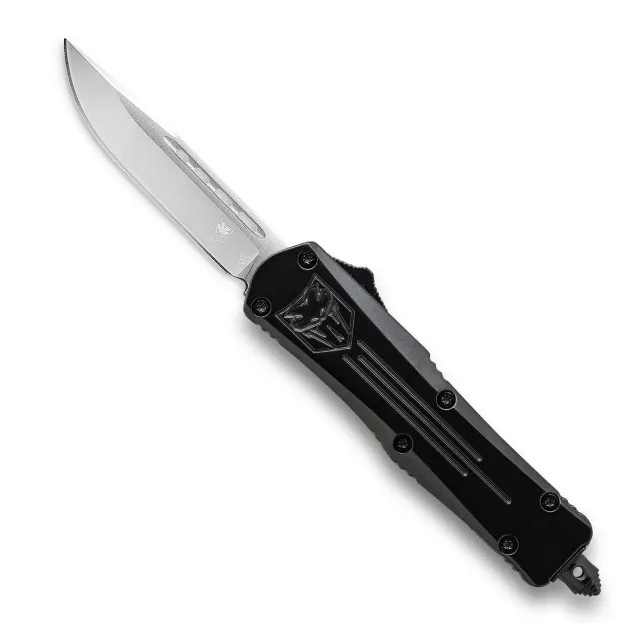 Buy CobraTec Knives FS-3 OTF Large Black Drop Point Blade LBFS-3DNS online