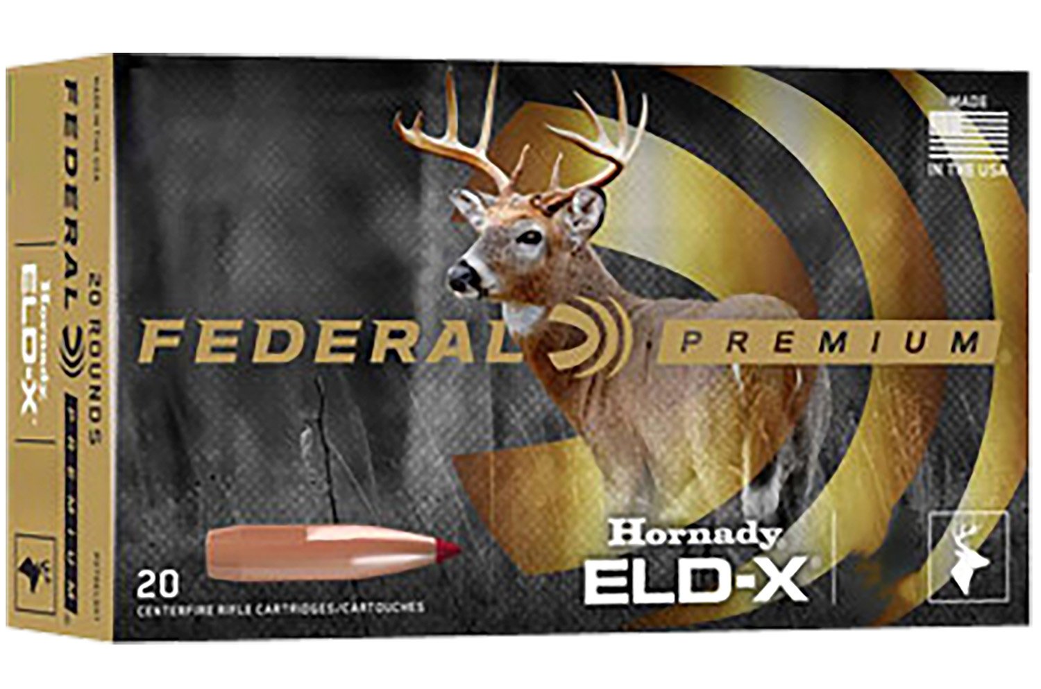 Federal Premium P3006ELDX1 30-06 Springfield 178 Grain Ammo 20 Rounds - Federal Premium Ammunition - 30-06 Springfield