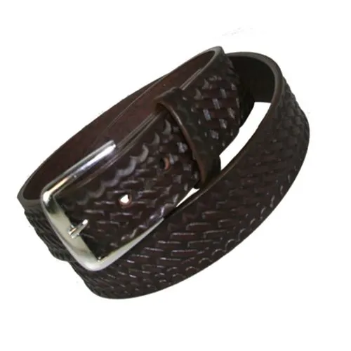Boston Leather Traditional 1 1/2 In Off Duty Belt Brown Size 52 - Boston Leather