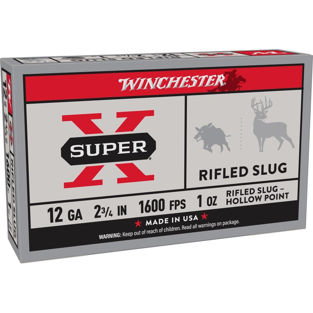 Winchester X12RS15 12 Gauge 2.75 in 1 oz Rifled Hollow Point 5/box - Winchester - 12 Gauge