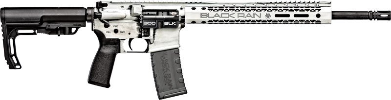 Black Rain Ordnance BRO-FUSION-300BLK-WB 16In 30RD White - Black Rain Ordnance - 300BLK