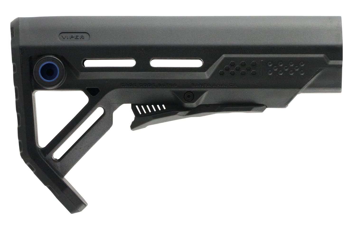 Strike Industries Viper ES MOD1 AR-15 Buttstock Black/Blue - Strike Industries