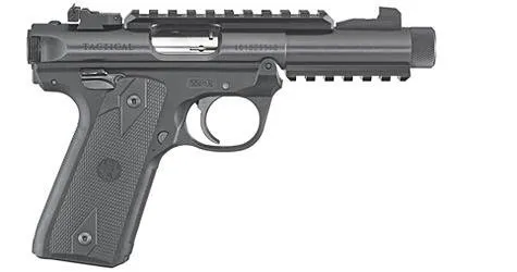 Ruger Mark IV 22/45 Tactical 22 LR 4.40 in Threaded Barrel Black Finish - Ruger - .22 CAL