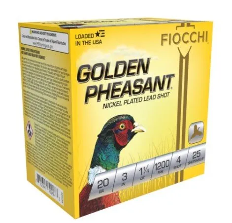 Buy Fiocchi Golden Pheasant 20ga 3" Shotgun Shell online