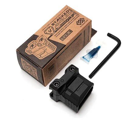 Strike Industries SI-AR-CMS-PSAF-BK Angled Grip 86deg Cable Mgmt Black - Strike Industries
