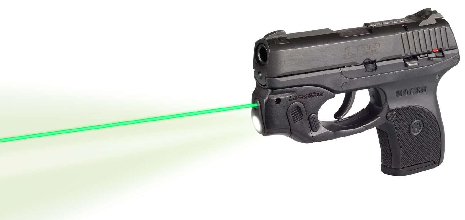 LaserMax CFLC9CG Green Laser/Light Combo for Ruger LC9/LC9s/LC380/EC9s - LaserMax - 0.63" AT 20 YARDS