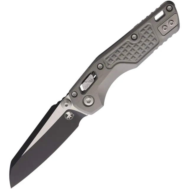 Microtech MSI Mini 210M-1FRNC 3.19 In Wharncliffe Black Aluminum - MICROTECH