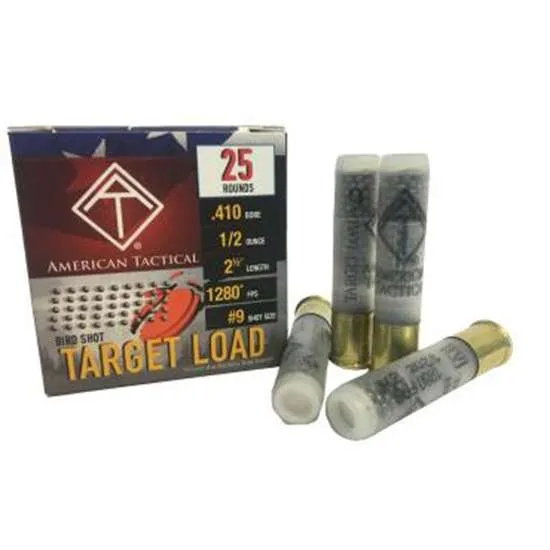 American Tactical Imports TARGET .410GA 250Rds 1/2oz #9 1280fps - American Tactical Imports - .410GA