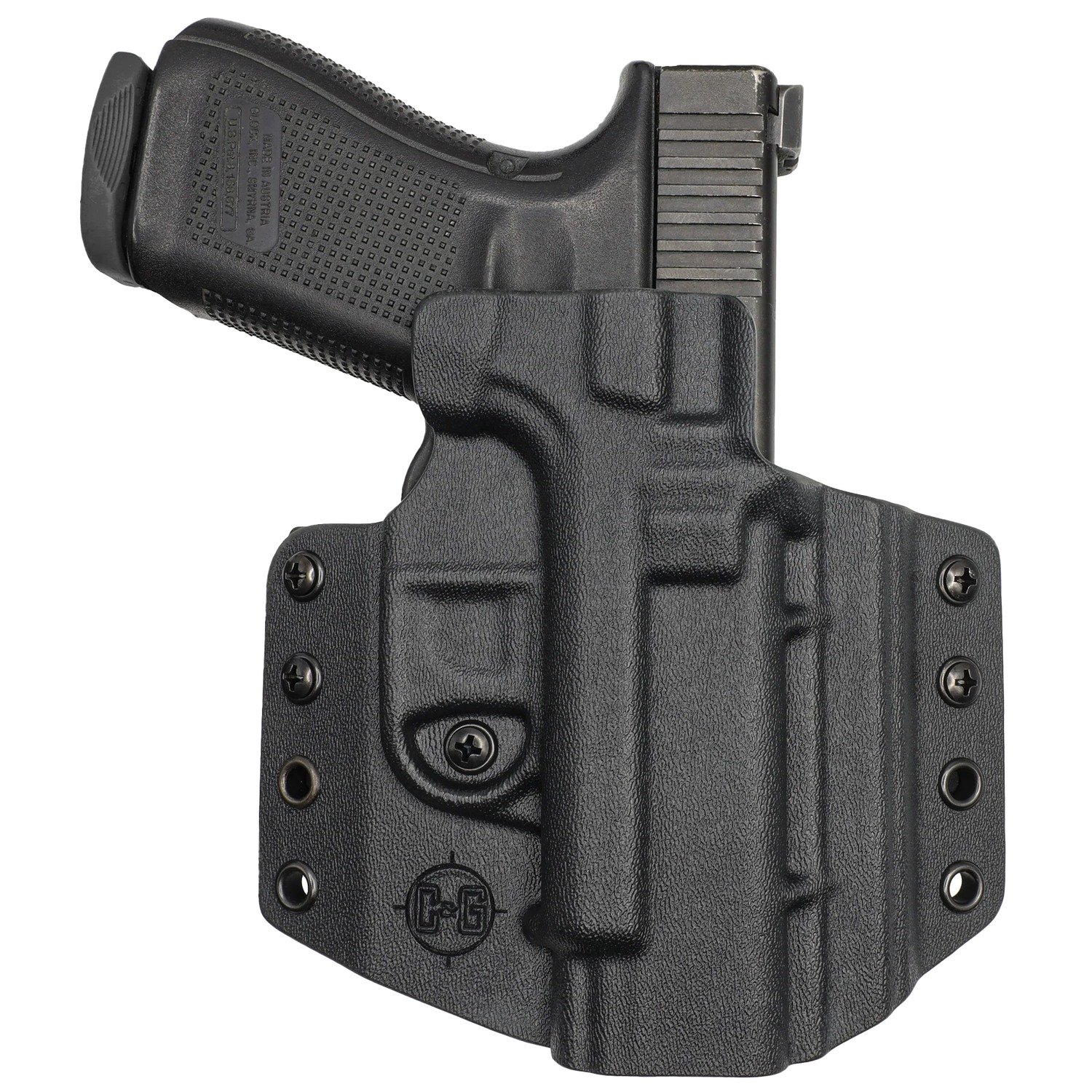 C&G Holsters 1850100 Covert OWB Black Kydex Belt Loop Fits 1911 Governm... - C&G Holsters