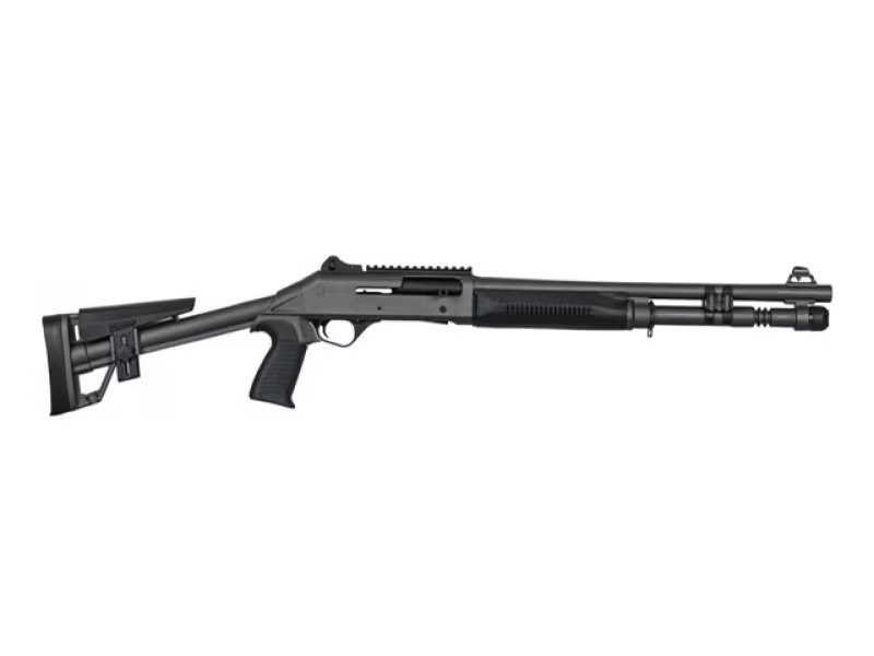 Primary Weapons Systems PAM4TSDGFSS 12 Gauge Gray Skeleton Stock - Panzer Arms - 12 Gauge