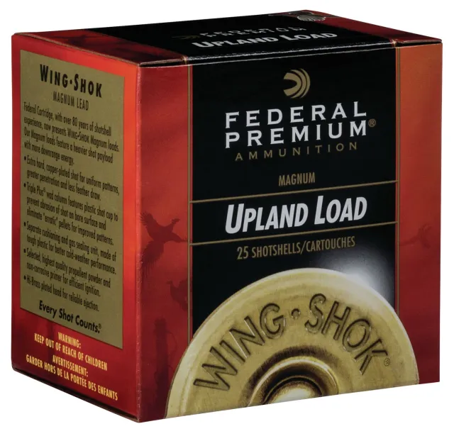 Federal Premium Upland Wing-Shok 16 Ga 2.75 In 1 1/8 oz #6 Shot PF1636 - Federal Premium Ammunition - 16 Gauge