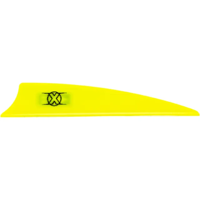 Bohning X Vanes Shield Cut 3 in. Neon Yellow 36 pk. - Bohning