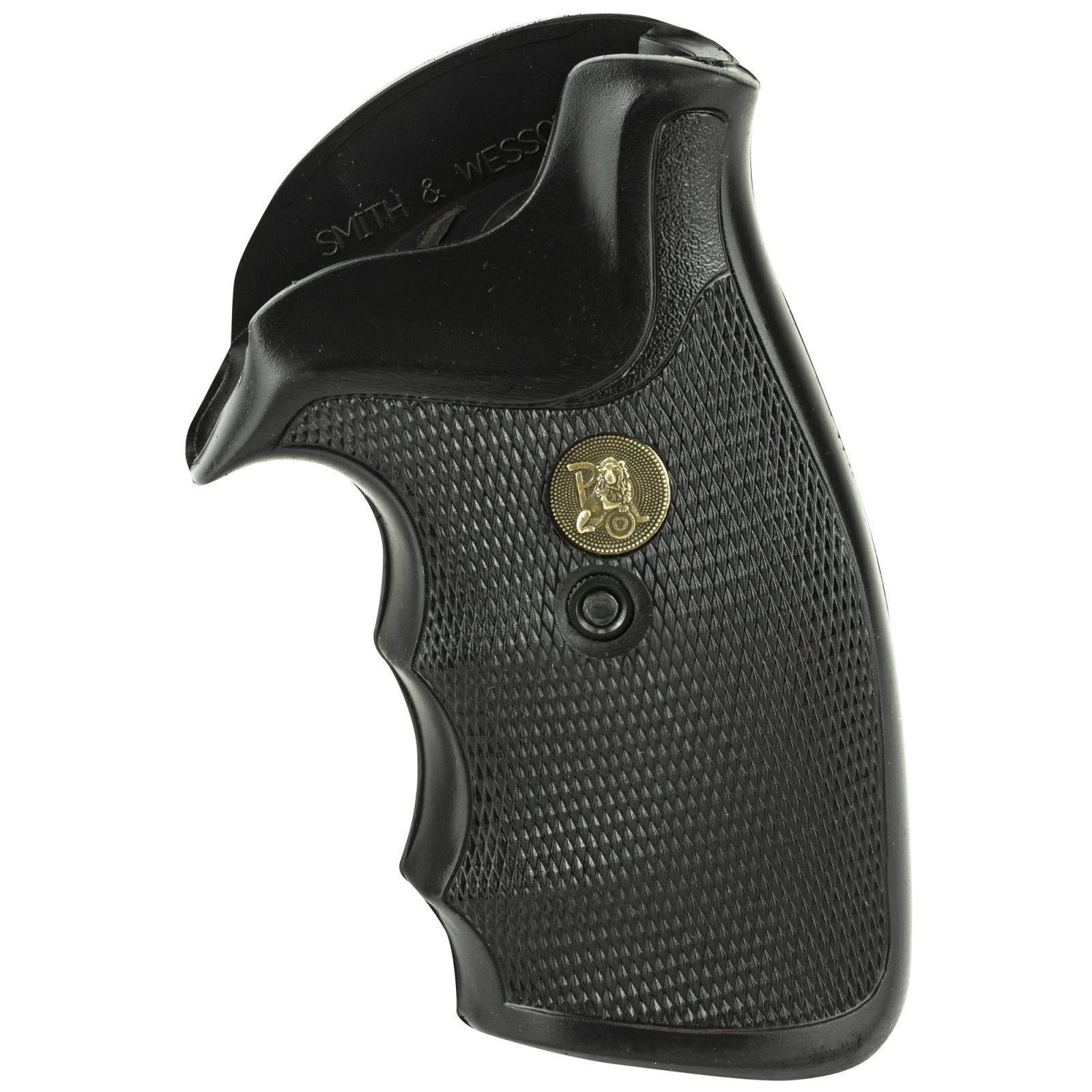 Pachmayr 03266 Gripper Grip Black Rubber S&W K/L Frame Round Butt - Pachmayr