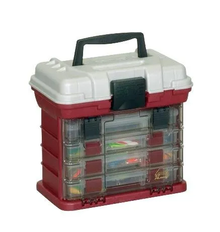 PLANO 1354 w/4 3500 StowAway Boxes DuraView Lid 11Inx10Inx7.25In - PLANO