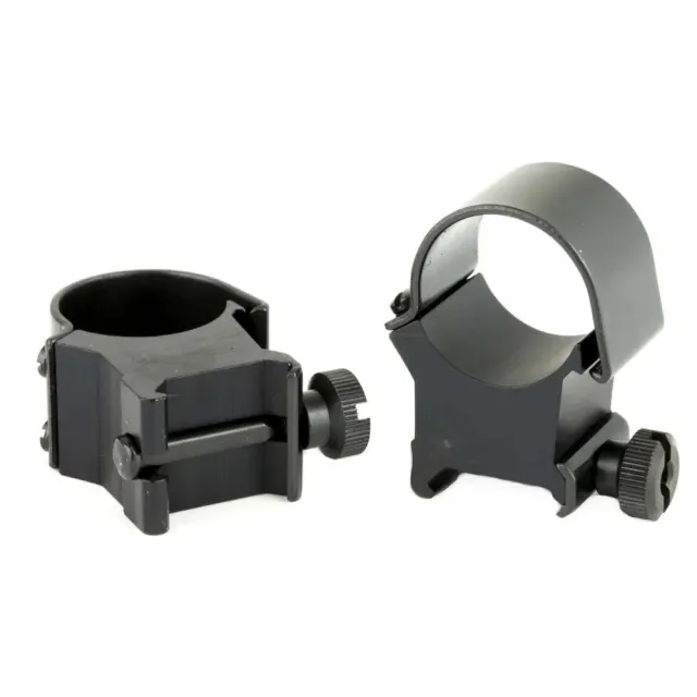 Buy Weaver Mounts 49044 Top Mount Scope Ring Set Matte Black Aluminum 1" Tube Extra High Quick Detach online