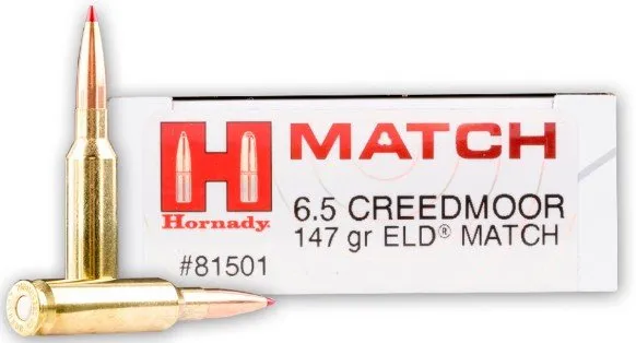Buy Hornady 81501 Match Target 6.5 Creedmoor 147 gr ELD-M 20 Per Box/ 10 Cs online