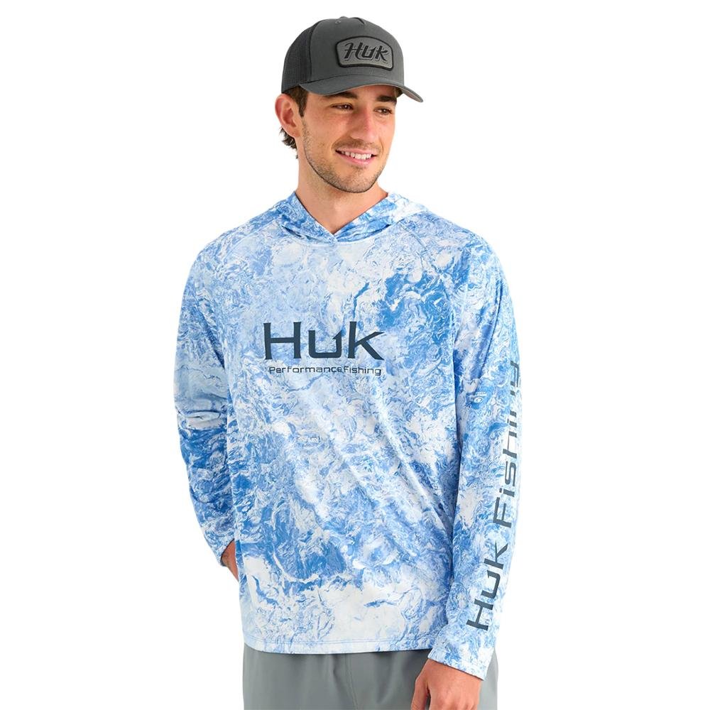 Huk Mossy Oak Pursuit Performance Hoodie - MO Regatta - XL - Marolina DBA HUK