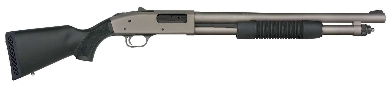 Mossberg 50790 590A1 12 Gauge Shotgun 6+1 Cerakote Tungsten Grey - Mossberg - 12 Gauge