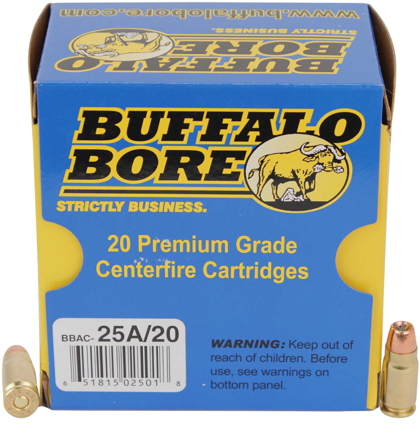 Buy Buffalo Bore 25A20 357 Sig 125gr JHP Ammo 20 Rounds 1425 FPS online