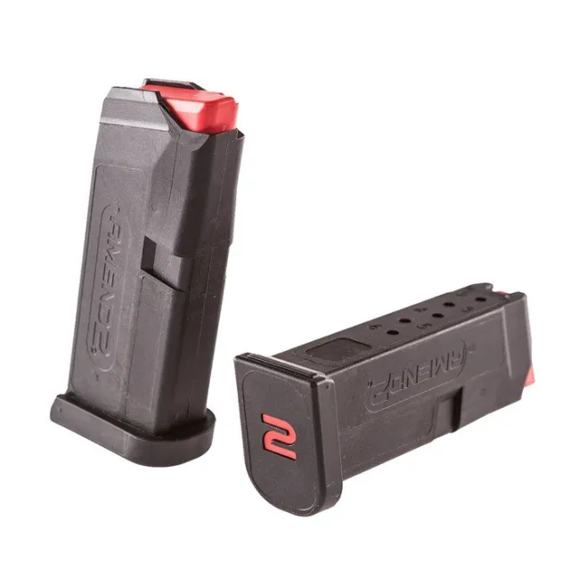 Amend2 A2GLOCK43BLK A2-43 9mm Luger Glock G43 6rd Black Detachable - Amend2 - 9 MM LUGER for sale at Gun Club HQ