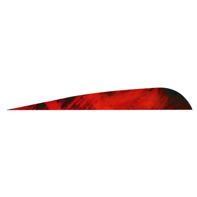 Buy Gateway 400RPTRD-100 Tre-Bark 4" Parabolic Feathers, Tre-Red, 100 Pack online