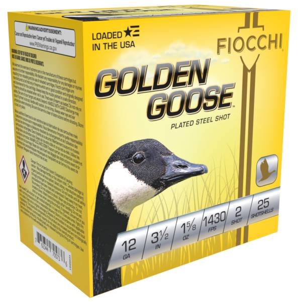 Buy Fiocchi 1235GG2 Golden Goose 12Ga 3.5" 1 5/8oz 2Shot 25/Box online