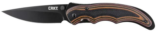 CRKT 1105K Endorser 3.18" Folding Knife Black Oxide Blade G10 Handle - Columbia River Knife & Tool