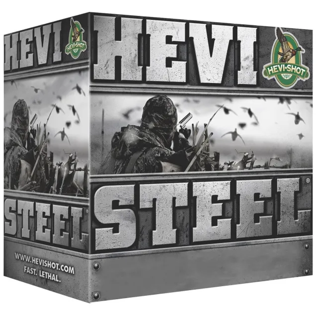 Buy HEVI-Shot HS60004 12 Gauge 3" 1 1/4oz #4 Steel Shot 25 Rounds online