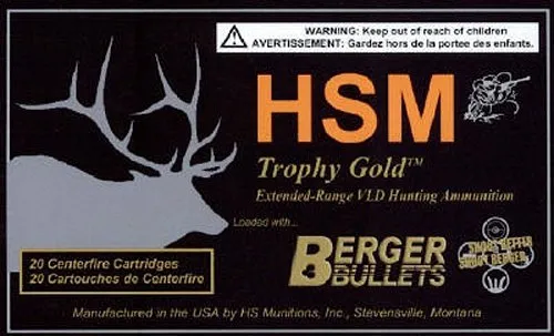 Buy HSM 300WSM210VLD Trophy Gold 300 WSM 210gr Berger VLD 20/Box online