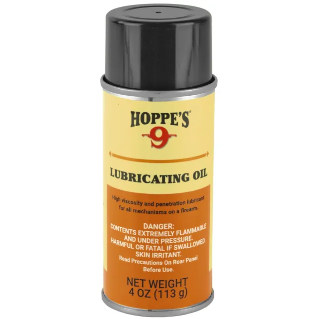 Hoppe's 1605 No. 9 Lubricating Oil 4 OZ Aerosol Can 10 Per Pack - Hoppe's - 4 OZ