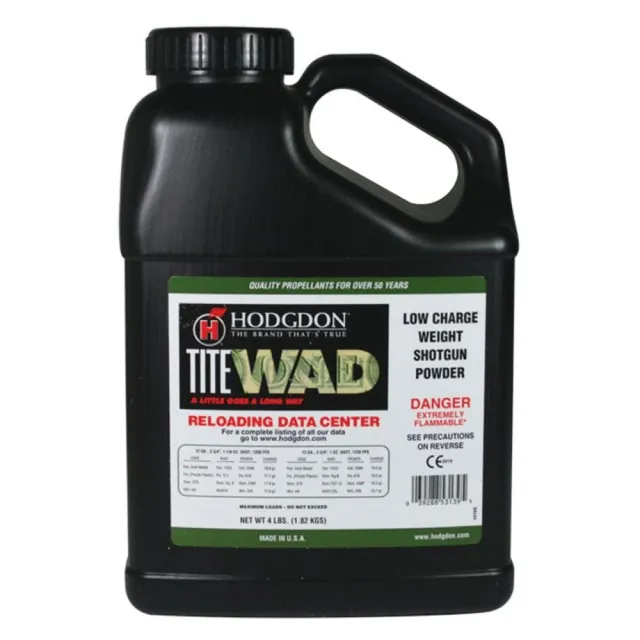 Superior Hodgdon TITEWAD 4LB Can for 12 Gauge Loads - Hodgdon - 12 Gauge