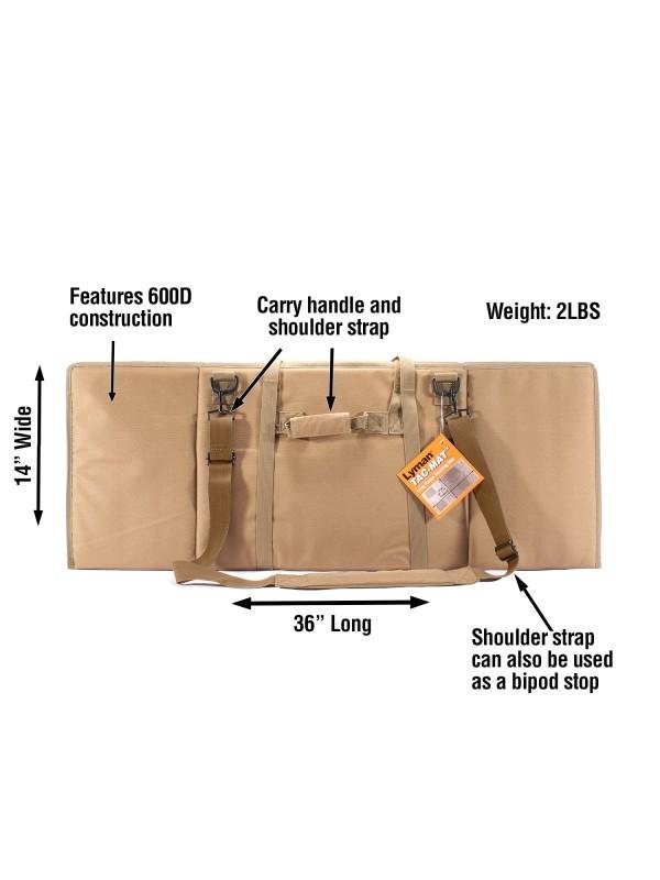 Buy Lyman 7837851 Tac-Mat Long Range Shooting Mat 1000D Nylon 36"x87" FDE online