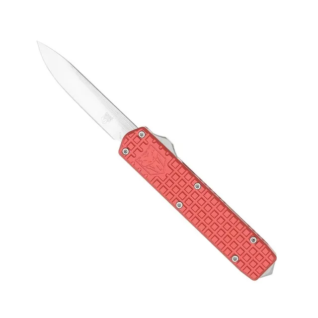 CobraTec SCTWRDM390DNS Small Warrior Red 2.25" M390 OTF Knife - CobraTec Knives