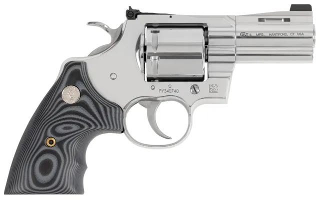 Colt ZPYTHONSP3NS Python Combat Elite .357 Mag 3" SS G10 Night Sight Blem - Colt - .357 Magnum