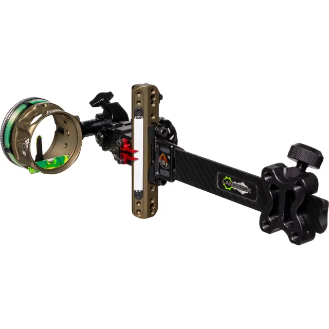 Axcel LANDSLYDE ALND-C129-4GT Carbon Pro Slider Bow Sight .029 Green Pin - Axcel for sale at Iron and Lace