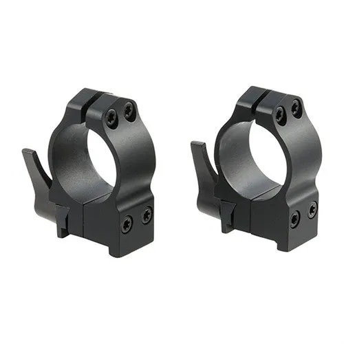 Warne 1RLM Maxima Steel Rings 1in Ruger QD Medium Matte - Warne