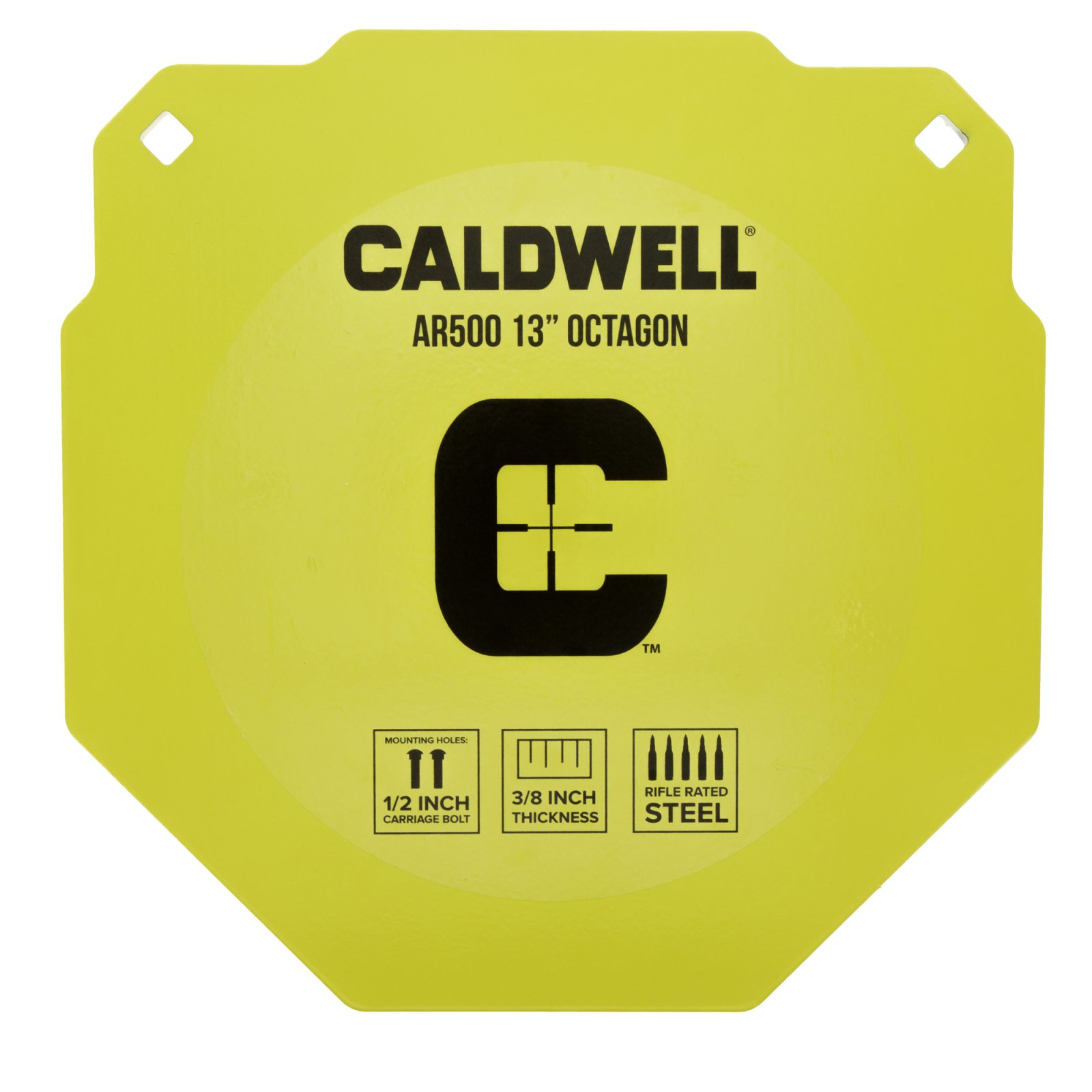 Buy Caldwell 13 Octagon AR500 Steel Target 3000 FPS 3500 FT-LB online