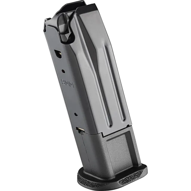 Springfield Armory EC6010 Echelon 10-Round 9mm Luger Magazine, Black Stainless Steel, Low Capacity