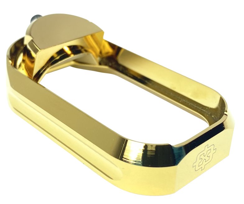 Cross Armory CRGFMWGD Gold Flared Magwell Glock Gen1-3 Aluminum - Cross Machine Tool Company