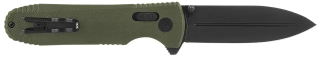 SOG Pentagon XR SOG12610257 3.60 In Spear Point Blade OD Green G10 - SOG