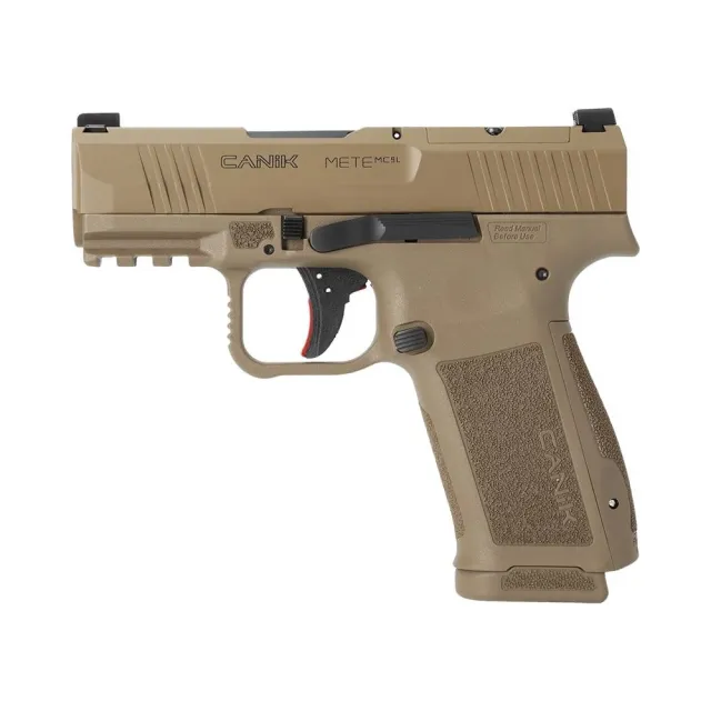 DEMO Canik Mete MC9L CA Compliant Handgun 9mm Luger 10rd Magazine 3.18 Barrel Optic Ready FDE - Century Arms