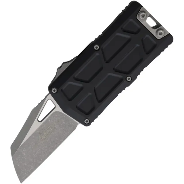 Microtech Exocet II 2.34 In Wharncliffe Apocalyptic Black Aluminum Handle - MICROTECH