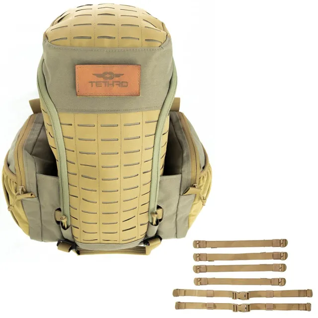 Buy Tethrd FAS-PACK-KIT Coyote, 1000 cu in, 500D Cordura, YKK Zippers, HDPE Frame online